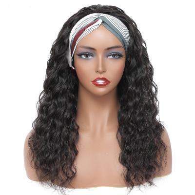 China Wholesale Water Wave Headband Wig Hair For Women Raw Virgin Hair Water Wave Headband Wigs Remy Human Hair Headband Wig Color Women for sale