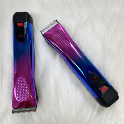 China 2022 Stored Cat Low Noise 2 Speed ​​Grooming Clipper Dog Clipper Lyon Blue Design New for sale