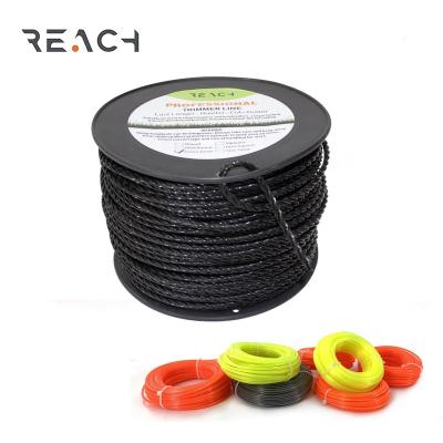 China 2.7mm*100m High Quality Metal Trimmer 2-Stroke Line For Garden Grass Cutting for sale