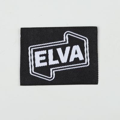 China Sustainable Tech Manufacturing High End Apparel Woven Label Patch With Logo for sale