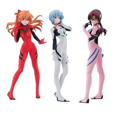 China Toy Anime Gasha Portraits Cartoon Evangelion Action Number Toys 13CM Eva Asuka Langley Soryu Ayanami Rei Mari Makinami for sale