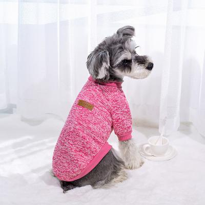 China Stocked New Arrival Soft Thickening  Pet Dog Clothes Autumn and Winter Dog Warm Sweatshirt for sale