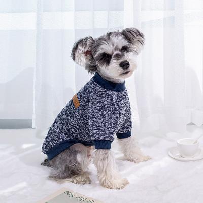 China Stocked Factory Outlet Soft Classic Pet Dog Clothes Autumn and Winter Dog Warm Sweatshirt for sale