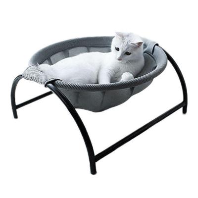 China Sustainable New Style Free Standing Round Breathable Pet Bed Stable Structure Detachable Cat Sleeping Bed for sale