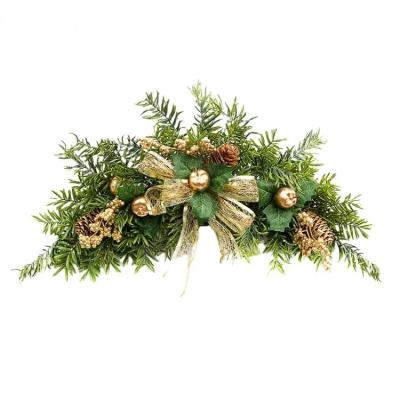 China Professional Golden Apple Color Natural Fruit Christmas Decorations Loot Arch from Christmas Decorations Supplier for Christmas Indoor Outdoor Garden for sale