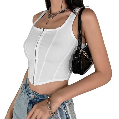 China 2021 NEW Insidewear Women's Solid Casual Gear Women's Solid Casual Gear Fashion Workout Fitness Tops Fashion Workout Tank Tops White Vests for sale