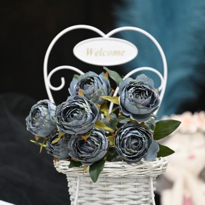 China Beautiful Colorful Flowers Artificial Large Flower Decoration High Quality Wedding for sale