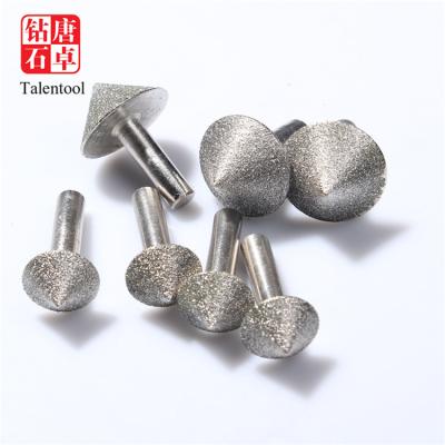 China Stone Cutting CNC Engraving Cutter Diamond Coated Used On Stone Glass Tile For Polishing And Carving for sale