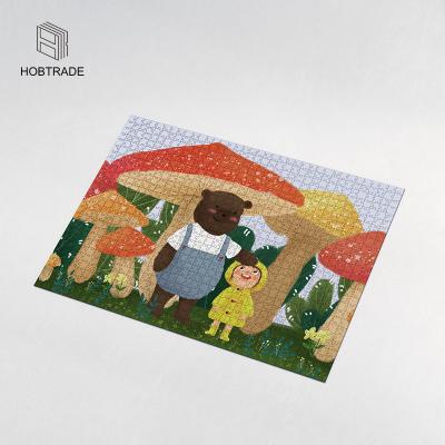 China Cartoon Toy Factory Custom High Quality Wholesale 500 1000 Pcs Puzzles For Kids Adult for sale