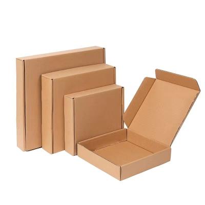 China Wholesale Custom Logo Factory Price Handmade Brown Cardboard Paper Gift Packaging Box for sale