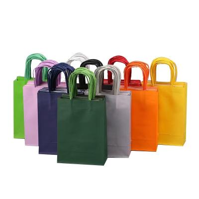 China Handmade Custom Paper Bag Factory Price With Logo Print Luxury Paper Handle Gift Bag for sale