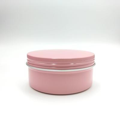 China Personal Care 10ml 20ml 30ml 50ml 100ml 200ml Flat Tin Aluminum Jar Cosmetic Ointment Container for sale