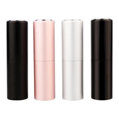 China Pocket Cosmetic Atomizer Spray Bottle Matte Pink Metal Spout Brushed Aluminum Spray 1.5cm Wide Cosmetic Bottle 30ml Volume for sale