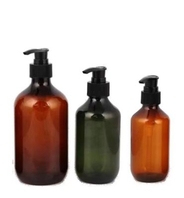 China New Cosmetic Oil Facial Green Brown Empty Airless Cosmetic Pump Bottle for sale