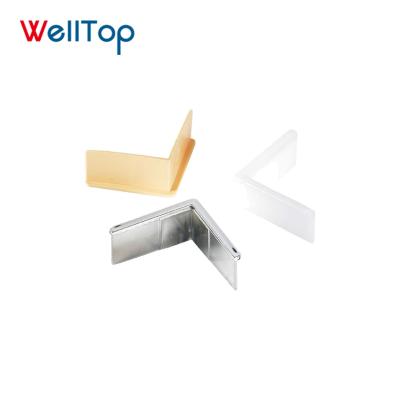 China 2020 Modern Plastic Bed Sofa Corner Bracket Decorative Corner Drawer Lips VT-14.086 for sale