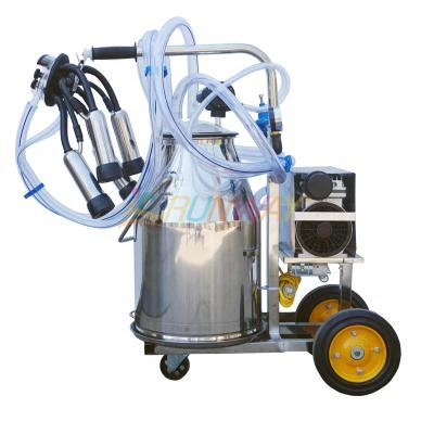 China food & Beverage factory 25 liter products cow hot milking machine with frame for sale for sale