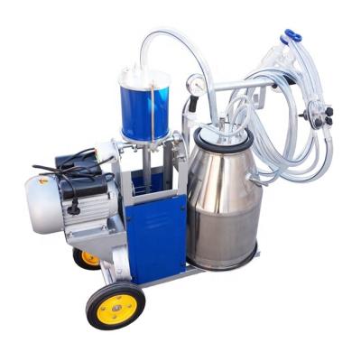 China food & Beverage factory used piston cow milking machine with 25liter bucket for sale