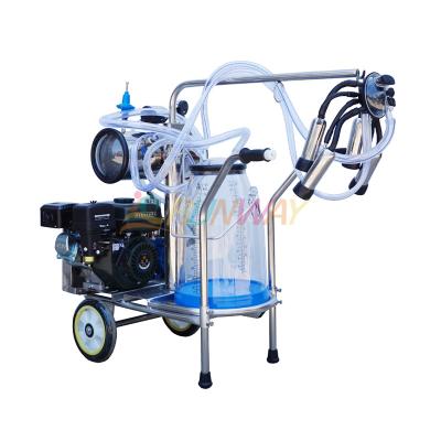 China Farms Choose Plastic Bucket Trolley Milking Machine Cattle Buffalo Milking Machine For Cow for sale