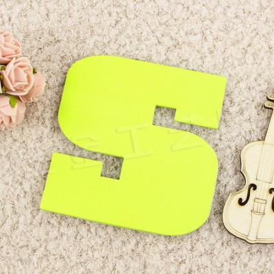 China Self-adhesive hot sale colorful and unique alphabet sticky note for promotion,die cut different shaped sticky note for sale