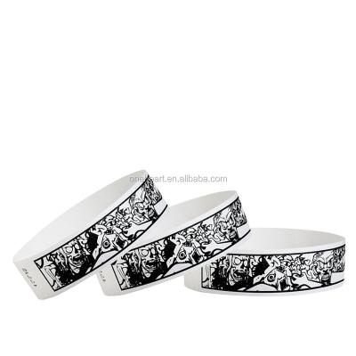 China & Custom waterproof tyvek wristband from Europe for events, ID wristband, paper wristband for sale