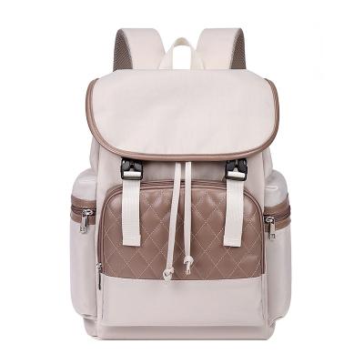 China New Large Capacity Water Resistant And Multi Functional Custom Travel Mom Baby Diaper Bag Backpack for sale