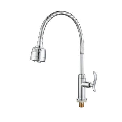 China China Manufacturer Domestic Best Price Modern Cold Water Basin Taps Single Sink Single Handle Kitchen Faucets Price for sale