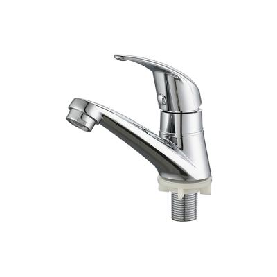 China Faucets Factory Supply Low Price Metered Handle High Quality Deck Mounted Taps Single Handle Bathroom Basin Faucets Mixer Taps for sale