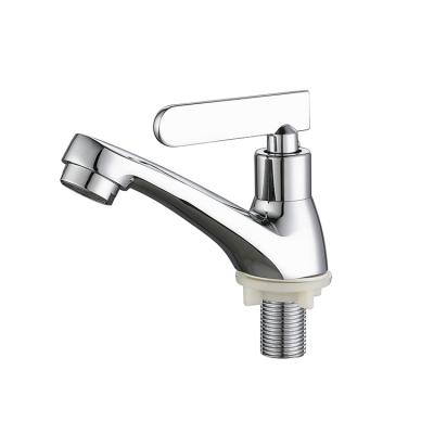 China Wholesale Metered Faucets Deck Mounted Single Handle Cold Water Faucet Bathroom Mixer Basin Faucet Deck Mounted On Sale for sale