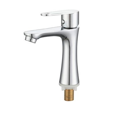 China Metered Faucets China Factory Product Cheap Price Single Handle Zinc Cold Water Fauc Bathroom Taps Basin Sink Mixer With Faucet Sink Faucet for sale