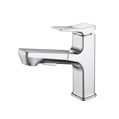 China Metered Faucets Single Handle Faucet Hotel Project Bathroom Sink Faucet High Class Deck Mounted Single Handle Faucet for sale