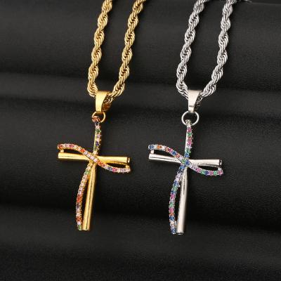 China Nickelez/New Gold Lead Free Necklace For Women Handmade Cross New Instant Star Necklace Statement Necklace Fashion Pendant Jewelry 2021 for sale