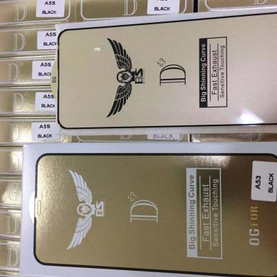 China Radian Full Glue Tempered Glass Film Screen Protector 0.3mm Eagle Gold Mobile Phone D+ Big High Clear For oppo vivo A9 2020 A5 2020 for sale