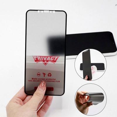 China Samsung A52 Full Glue Full Glue Ceramic Privacy Protector Glass Screen Protector Anti Spy Ceramic Privacy Protector Privacy for sale