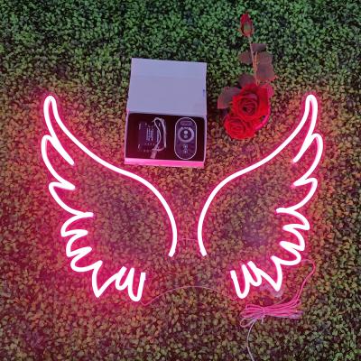 China Buildings Custom Shaped Led Neon Flex Neon Angel Wings Neon Led for sale