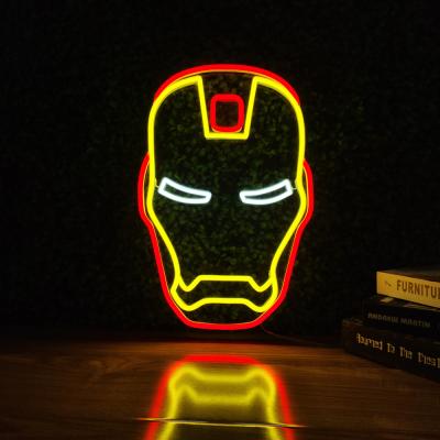 China Chinese Wholesale Neon Buildings Iron Man Neon Sign Drop Shipping Sign New for sale