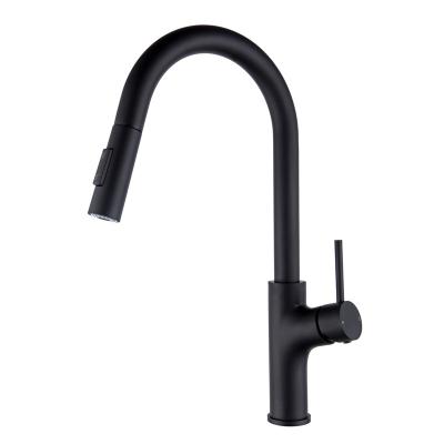 China Wholesale cUPC 304 Stainless Steel Single Handle Hot And Cold Water Pull Out Kitchen Sink Faucet Mixer Tap for sale