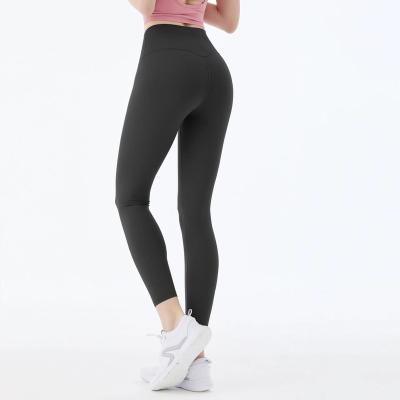 China Spring And Waist Seamless Sports Pants Summer Ninth Pants Fitness Pants Breathable Yoga Clothes Women for sale