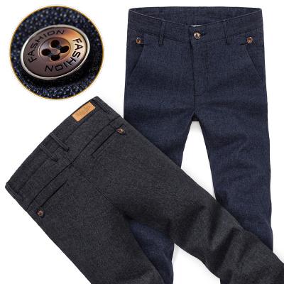 China 2022 New QUICK DRY Casual Pants Men Spring Elastic Stretch Cotton Straigh Jeans Pants Autumn New Business Fashion Comfortable for sale