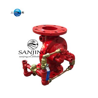 China Ductile Cast Iron ZSFM Fire Alarm Valve Deluge Valve Red Painted For Sprinkler System for sale