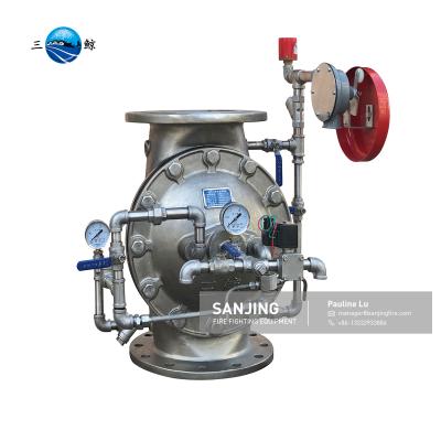 China Ductile Cast Iron Stainless Steel Diaphragm Diaphragm Deluge Alarm Valve for sale