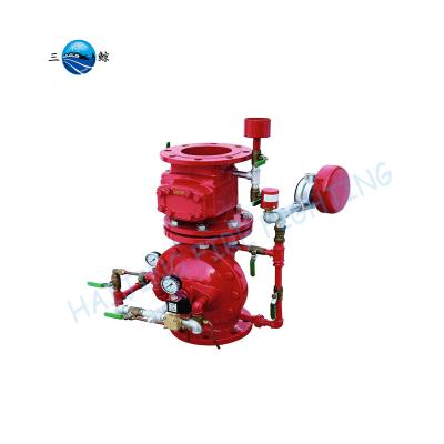 China Malleable Cast Iron Preaction Pipe Systems Automatic Fire Alarm Valve for sale