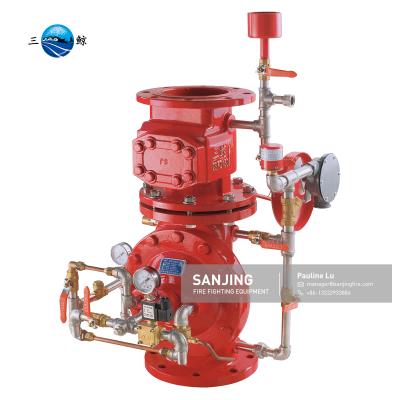 China DN80-DN250 clean water alarm valve preaction alarm and dry valve deluge valve price for sale