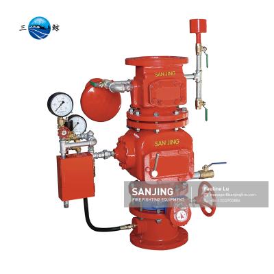 China Clean Water Preaction Alarm Check Valve Deluge Valve Price for sale