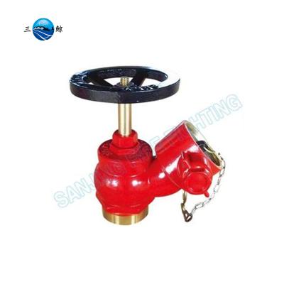 China Aluminum Alloy Competitive Price Fire Landing Valve For Pillar Fire Hydrant for sale