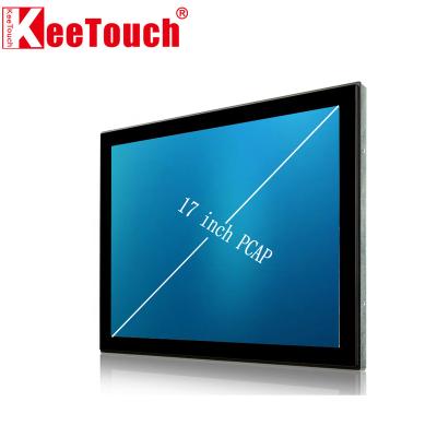 China Touch Monitor 17 Screen Display Pure Glass KeeTouch Touch Screen Monitor 17 Inch LCD Touch Screen Panel 17 Inch Display for sale