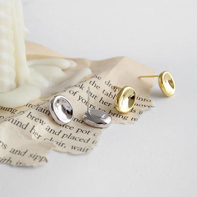 China G&D Simple Custom Jewelry Vintage Trendy Gold Plated Simple Stud Earrings China for sale