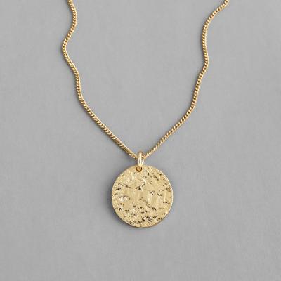 China Vintage Gaodun Jewelry Gold Plating 925 Silver Coin Collar Necklace for sale