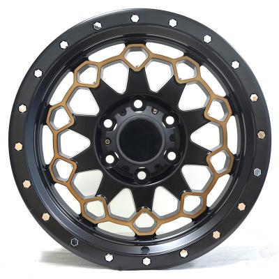 China Black Passanger Auto Racing Machine wheels17X9.0 Face / Lip 5X114.3 6X139.7 Flow Forming Alloy Car Wheel Rims for sale