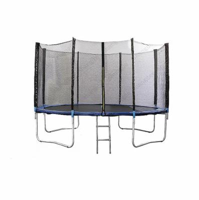 China NEW DESIGN FITNESS 12FT WHOLESALE TREMPOLINES outdoor WITH BLUE SPRING PAD for sale