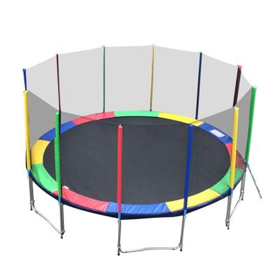 China With Protective Net 14 Feet Rainbow Trampoline Large Trampoline for sale